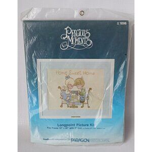 PARAGON Needlecraft Precious Moments "Home Sweet Home" Longpoint Picture Kit